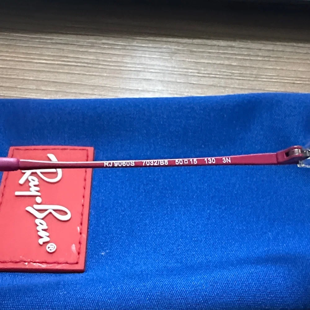 Ray-Ban Transparent Sunglasses with Blue Pouch